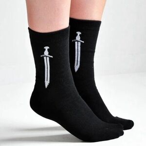 NOCTEX BLACK DAGGER SOCKS